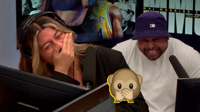 WATCH: The moment Tegan realises Fame heard her rip a sneaky fart on air is beyond crack up