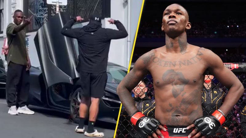 Israel Adesanya says he's pressing charges on man who 'abused' and tried to fight him on street