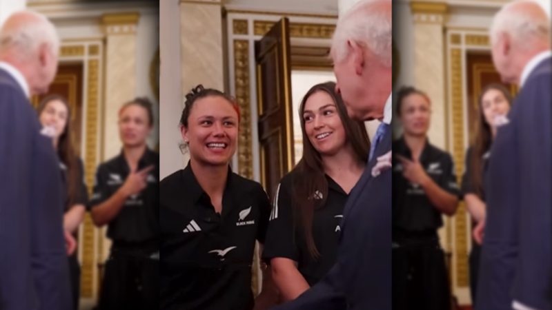 WATCH: Ruby Tui says 'sup G' to King Charles and calls him 'boss' in crack-up Palace visit